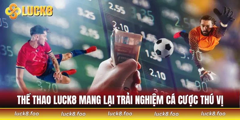 Thể thao LUCK8 mang lại nhiều trải nghiệm cá cược thú vị